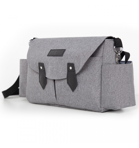 Petite&Mars Sara - Torba organizer do wózka, uniwersalna | Grey Black
